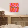 Zebraprint - Grafisch - COOL - Oranje plexiglas 5mm klein -sfeer4