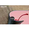 Kers - Slagroom - Roze Placemat vinyl groot -closeup