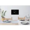 Discoballen - Minimalistisch - Zwart Muursticker klein -eettafel