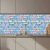 Regenboog - Glans - Steen keuken achterwand 2 middel 871 zz_3dshopping