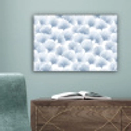Waaier - Modern - Blauw canvas 2cm klein 34 -sfeer4