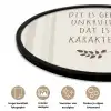Bruin - Minimalistisch - Quote - Zomer Fotolijst rond zonder passe partout klein -closeup_NL