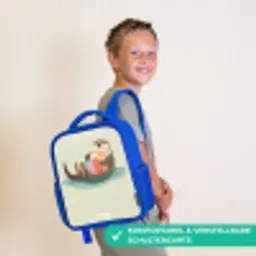 Otter - Strandbal - Water Kinderrugzak - Blauw middel -sfeer3_DE