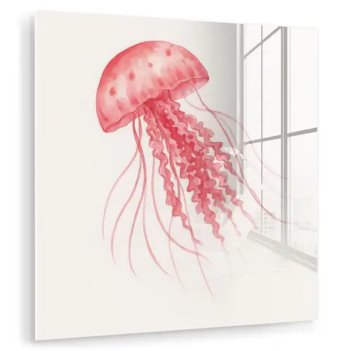 Kwal - Tentakels - Roze plexiglas 5mm klein -zzzproduct_nieuw