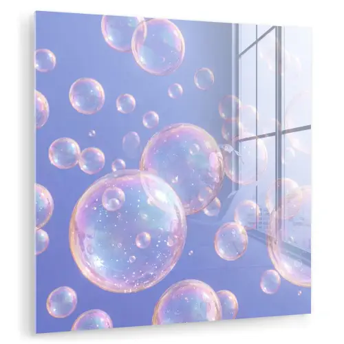 Pastel - Bubbels - Dromerig plexiglas 5mm klein -zzzproduct_nieuw
