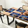 Skyline Toronto - Modern - Stadslicht - Blauw Placemat vinyl groot -zzsfeer4_Kitchenyeah-website