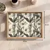 Klassiek - Botanisch - Zwart - Beige Dienblad Rechthoek middel 911 -USP_Formaat