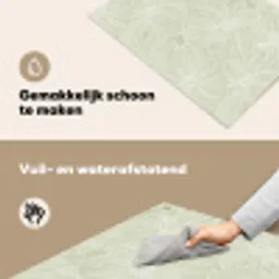 Sereen - Bloemen - Groen Inductie beschemer met haakjes klein 777 -ky-schoon-nl