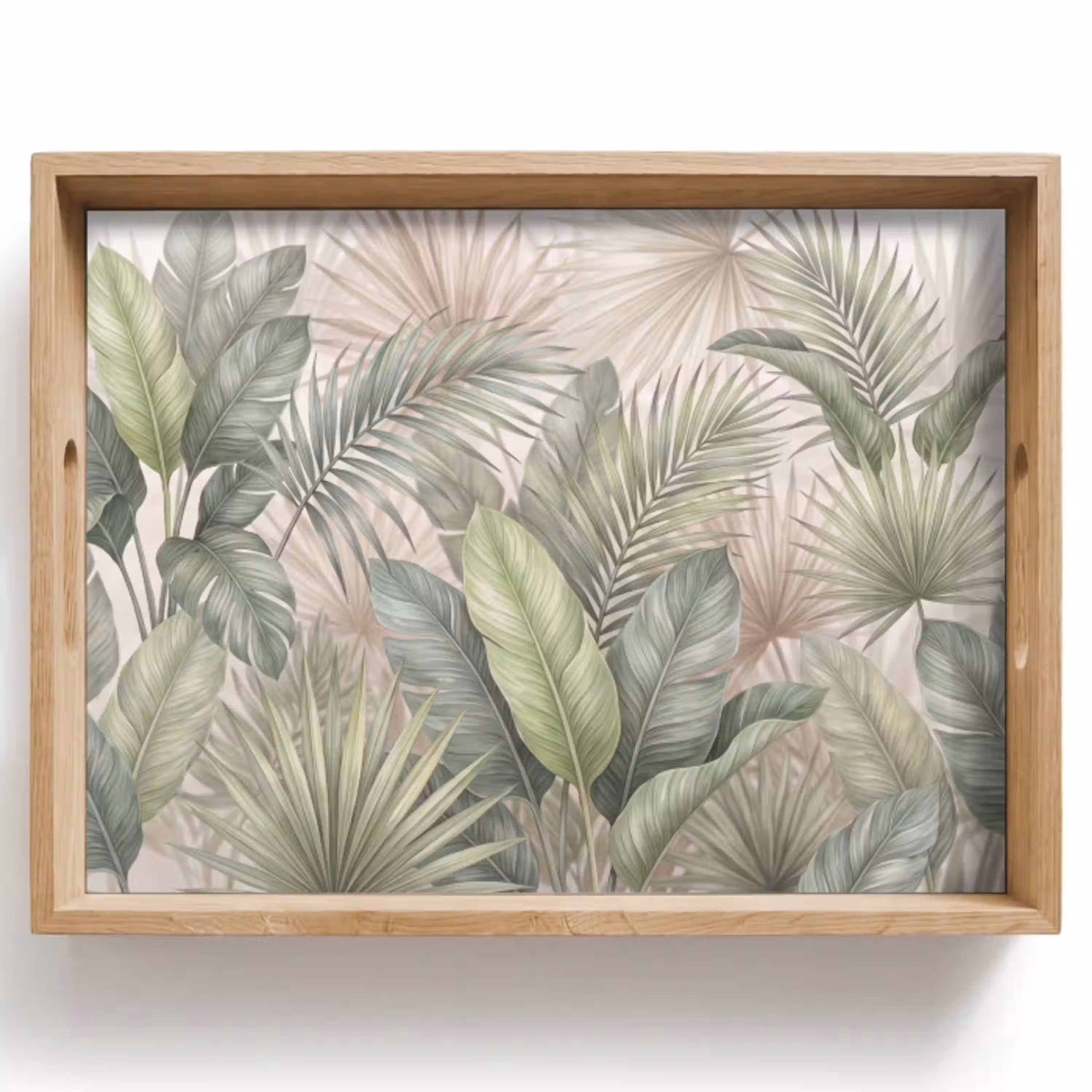 Planten - Tropisch - Bladeren - Groen - Natuur Dienblad Rechthoek middel -z3d_shopping