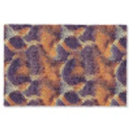 Slang - Schubben - Kleurrijk Vloerkleed Rechthoek klein 1091 -3d