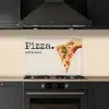 Pizza - Kaas - Pepperoni keuken achterwand spatscherm klein -sfeer1