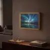 Noorderlicht - Kleurrijk - Bergmeer Light Box met batterij (Wandlamp) middel -sfeer1