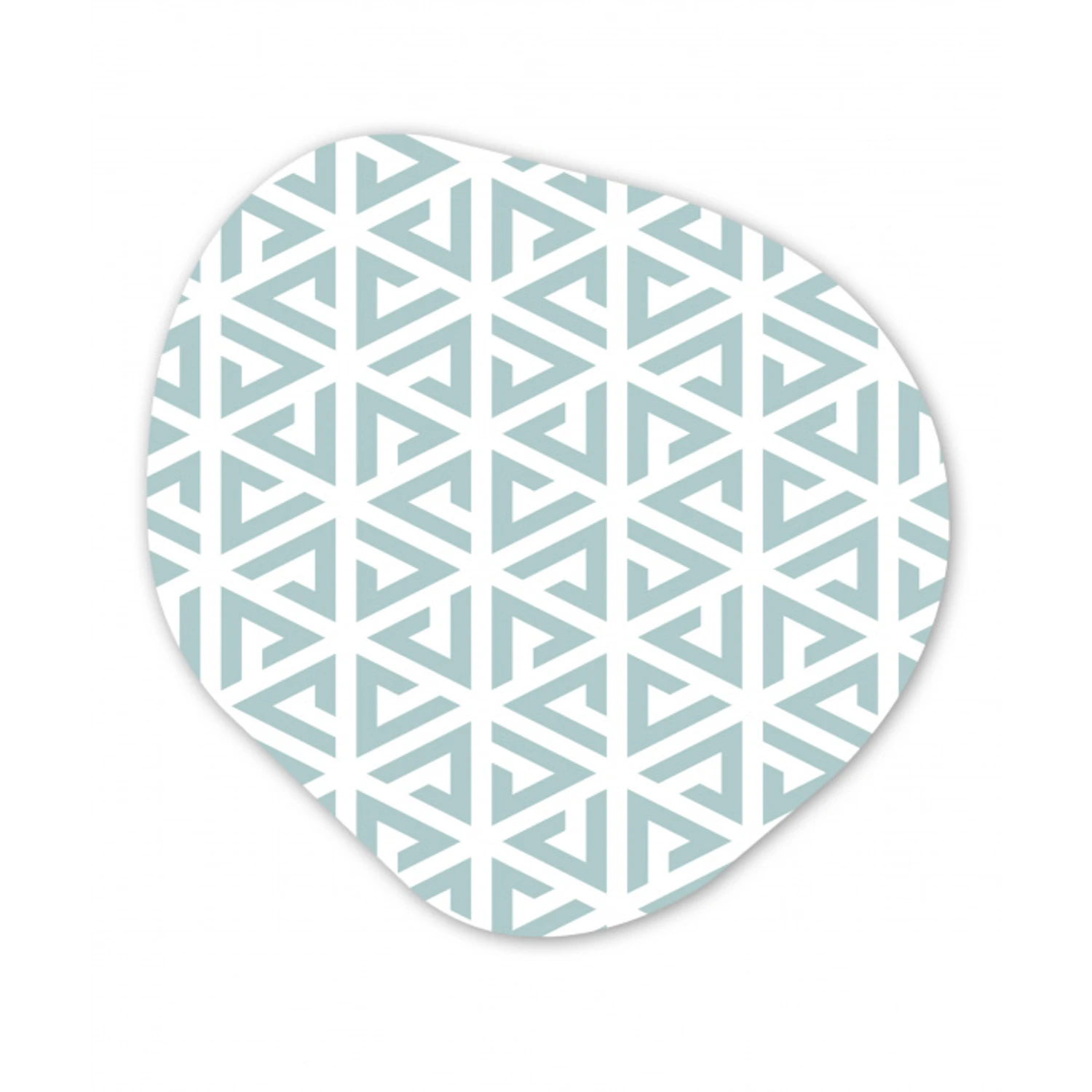 Design - Geometrie - Patroon - Driehoek Wandcirkel Organisch Forex 3mm klein 629 -3d