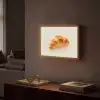 Croissant - Brood - Beige Light Box met batterij (Wandlamp) middel -sfeer1