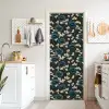 Botanisch - Bloemen - Blauw deurposter klein 289 -sfeer5