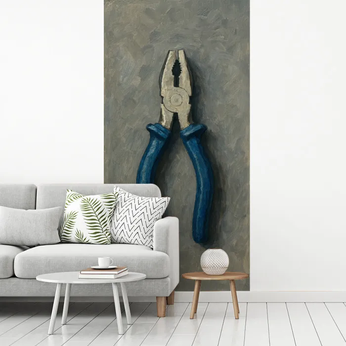Tang - Schilderij - Textuur - Verf fotobehang vinyl groot -woonkamer