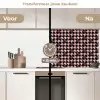 Plaid - Patroon - Zwart - Roze keuken achterwand 2 middel 871 -voor-na2_NL