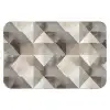 Geometrisch - Motief - Aardetinten Badmat klein 997 -3d