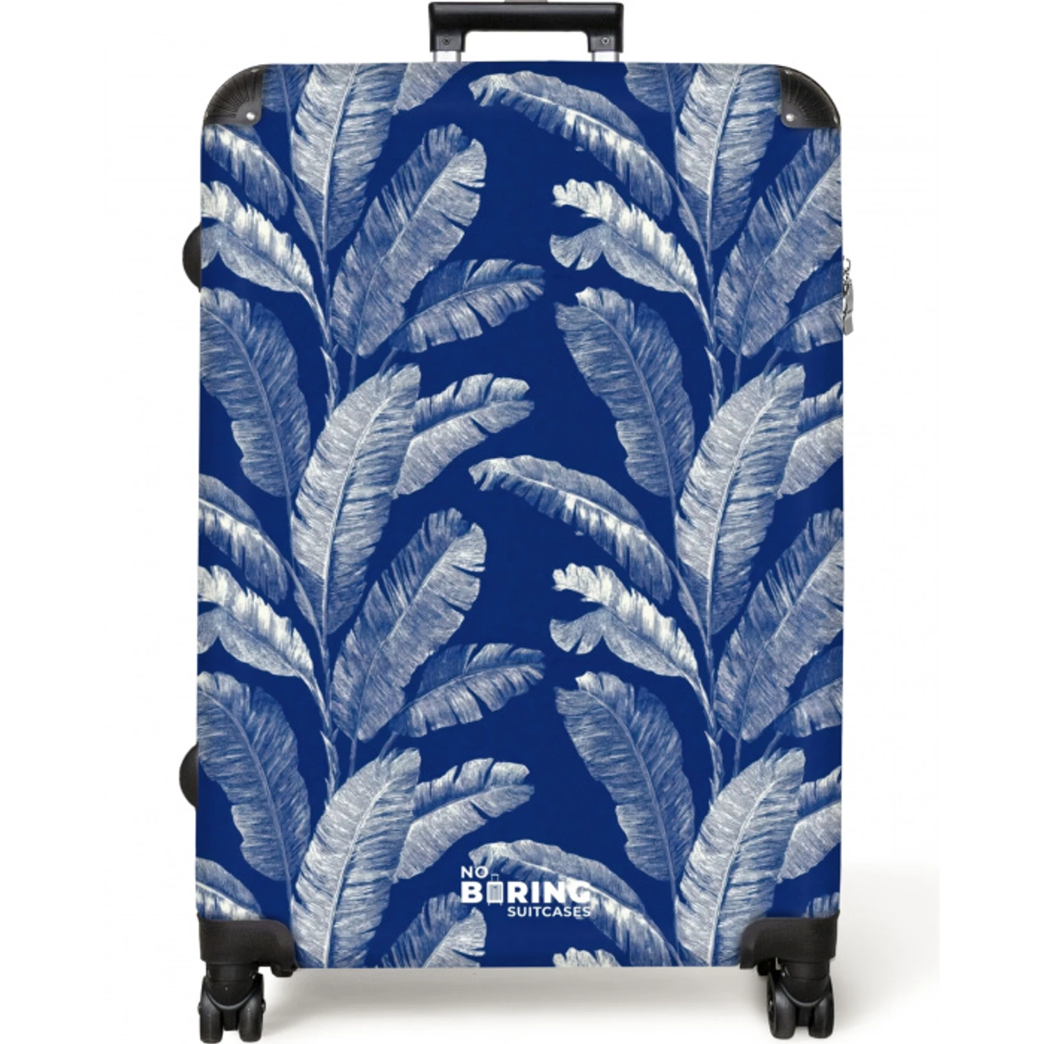 Blad - Palm - Blauw NBS - Large koffer - Volwassenen Unisex groot -zzzzzzzzkaufland2