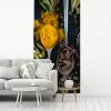 Kruiden - Lepel - Specerijen - Zwart - Keuken fotobehang vinyl groot -woonkamer
