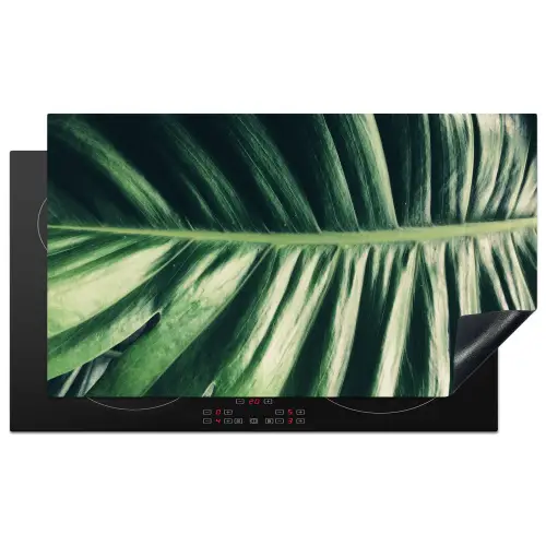 Bladeren - Tropisch - Jungle Inductie beschermer vinyl 3mm groot -3d
