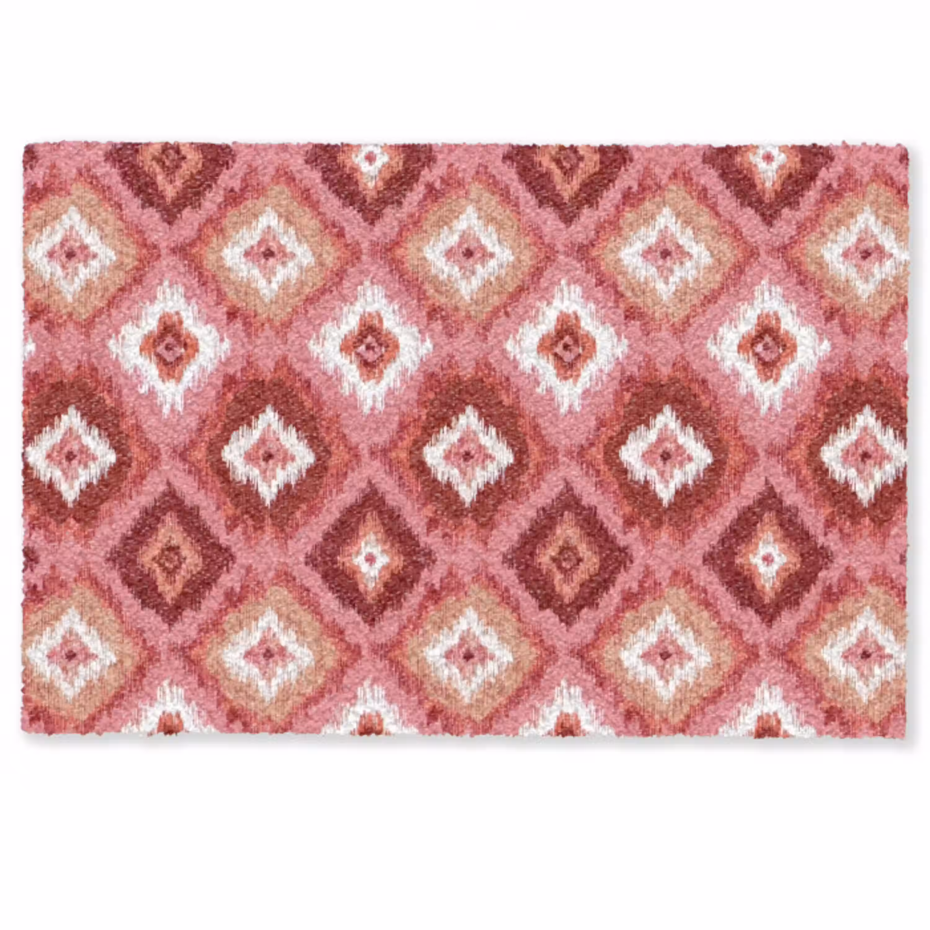 Roze - Penseelstreken - Abstract - Patroon Deurmat klein 898 -zkaufland3d