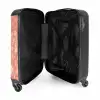 Boho - Rood hemelpatroon NBS - Handbagage koffer - Kinderen Unisex middel -binnenkant