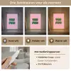 Yes fun - Groen - Roze Light Box met kabel (Tafellamp) klein -USP_lichtkleurNL