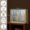 Skyline - Wolkenkrabbers - Water - Blauw Light Box met batterij (Wandlamp) middel -USP_websiteoverzichtNL