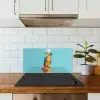 Papegaai - Koksmuts - Grappig - Vogel keuken achterwand spatscherm klein -sfeer2