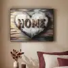Home - Hart - Houtlook - Liefde Textielframe zwart klein -sfeer1