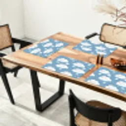Kitten - Wolken - Blauw Placemat vinyl groot 368 -zzsfeer4_Kitchenyeah-website