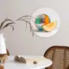 Disco - Discobal - Meloen - Pastel Wandcirkel kunststof plaat 5mm dik klein -sfeer4
