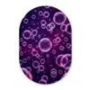 Paars - Bubbels - Schuim Wandcirkel Ovaal Forex klein -3d