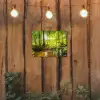 Bos - Landschap - Water - Bomen - Zon - Groen - Natuur tuinposter los doek klein -sfeer1