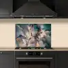 Goud - Blauw - Marmer keuken achterwand spatscherm klein -sfeer1