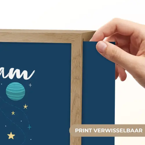 Raket - Haai - Ruimte Light Box met batterij (Wandlamp kind) middel -USP_websiteprintNL