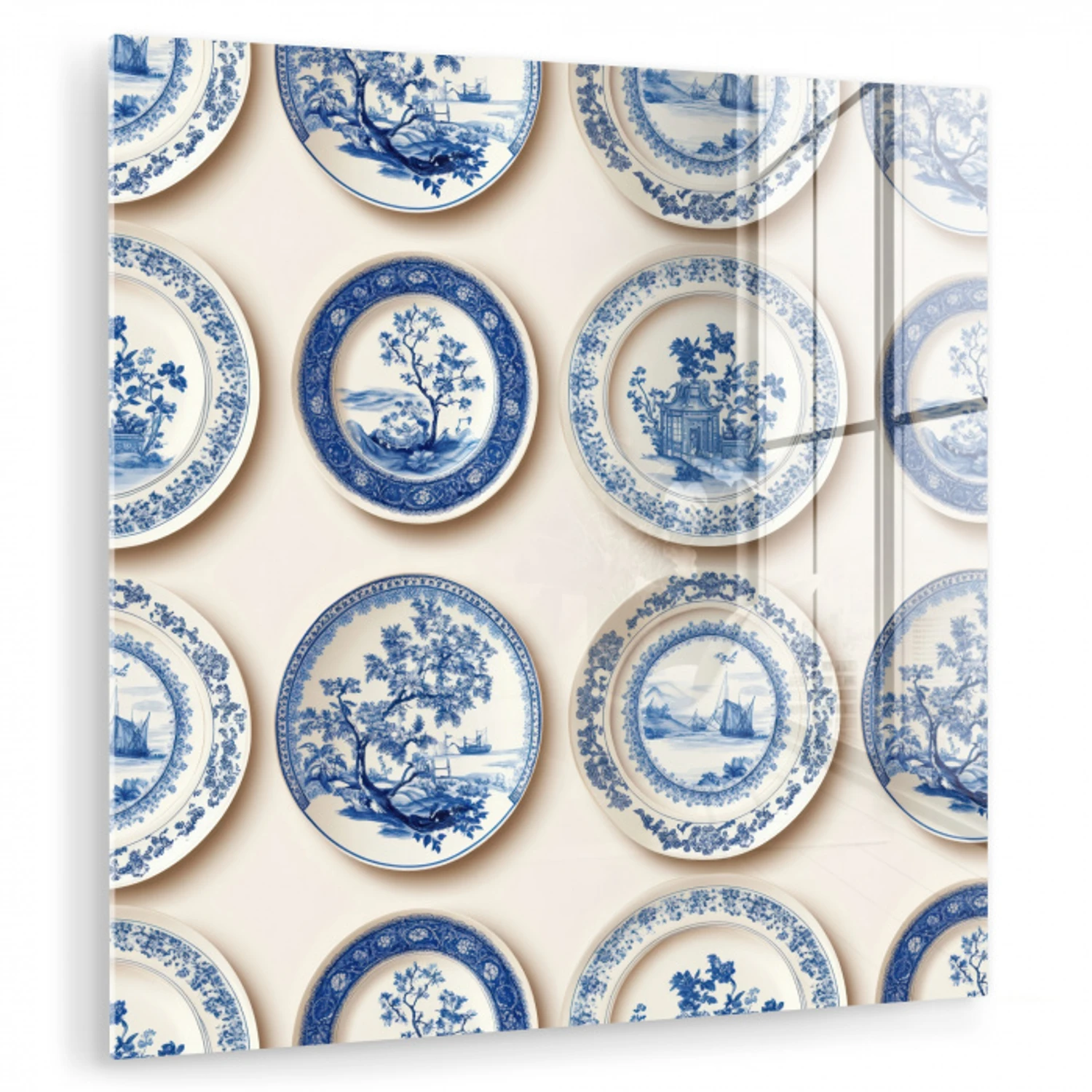 Borden - Bomen - Planten - Blauw plexiglas 5mm klein 11 -zzzproduct_nieuw