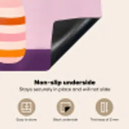 Tulpen - Vaas - Strepen - Paars Inductie beschermer vinyl 3mm middel -vsfeer4_ENG