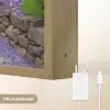 Bloemen - Pad - lavendel - Tuin Light Box met batterij (Wandlamp) middel -USP_websiteoplaadbaarNL