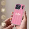 Roze - Gestreept - Belle Telefoonhoesje iPhone 17 Pro klein -sfeer3_NL
