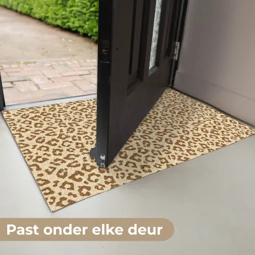 Luipaard - Bruin - Patroon Deurmat klein 898 -USP_NL