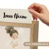 Meisje - Knot - Bruin - Voetbal Light Box met kabel (Kinderlampje) klein -USP_websiteprintNL