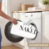 Quotes - Let's get naked - Wit - Spreuk Badmat klein -USP_WasbaarNL