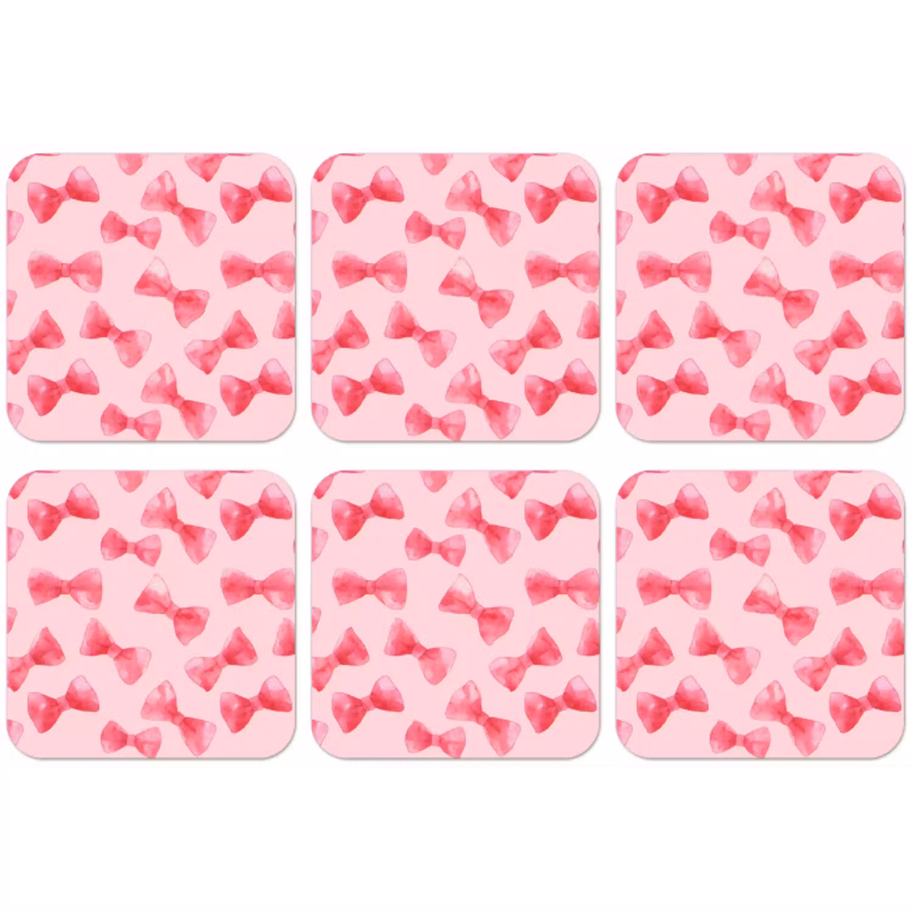 Strikken - Aquarel - Roze onderzetter kurk middel 366 -zkaufland3dotto