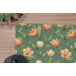 Tulpen - Botanisch - Groen muismat rubber klein 262 -closeup