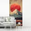Bergtop - Sneeuw - Zon fotobehang vinyl groot -woonkamer