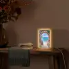 Doorkijk - Poort - Zee - Strand - Rotsen Light Box met kabel (Wandlamp) klein -sfeer4