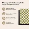 Schaak - Patroon - Groen Inductie beschermer vinyl 3mm middel 274 -zzzzzzusp-haakje_DE