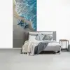 Zeesterren - Zand - Zee - Blauw fotobehang vinyl groot -slaapkamer
